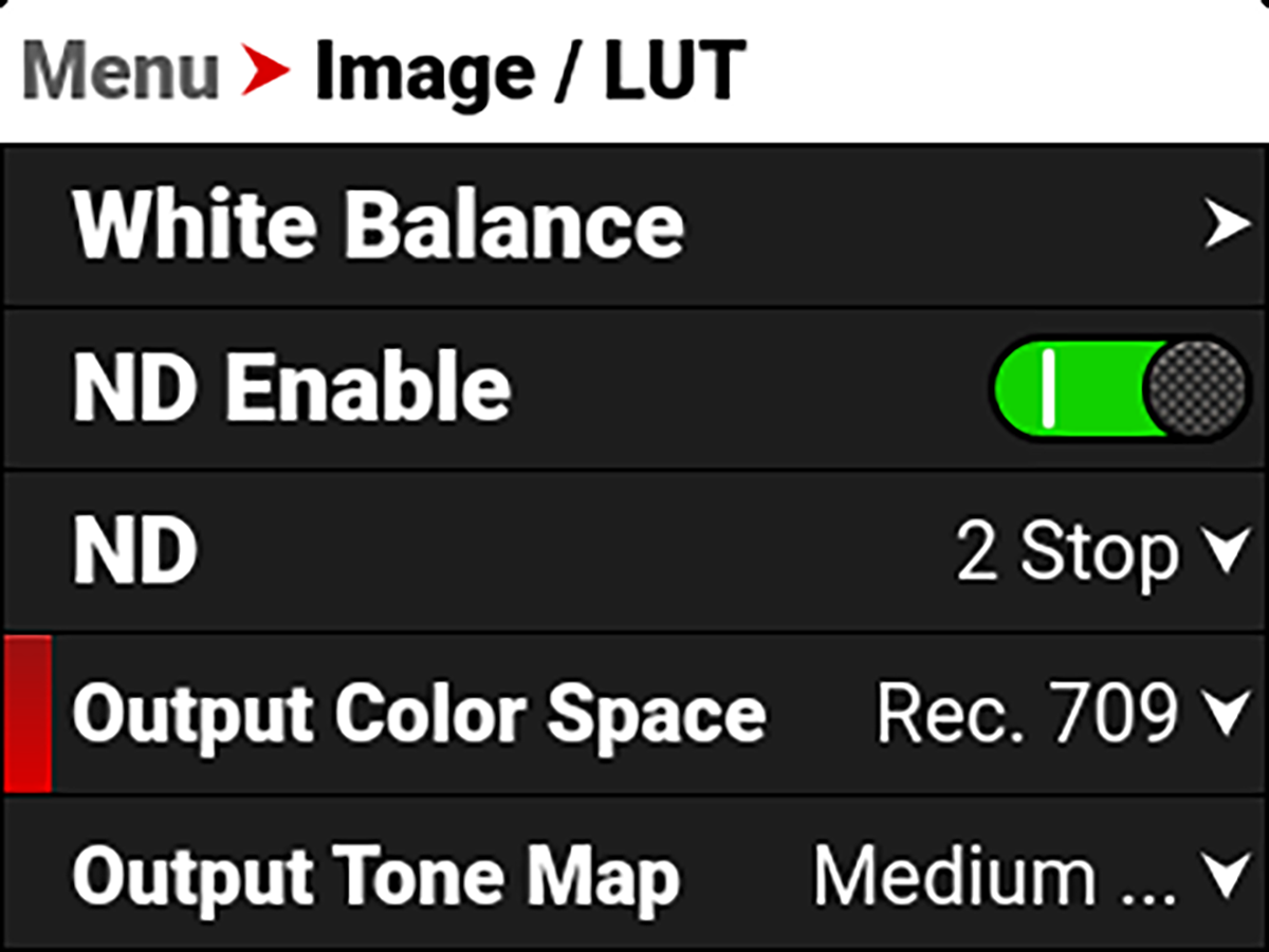 Output Color Space